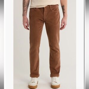 Joe’s Brixton Straight + Narrow Cords 33x34 in Downtown Brown